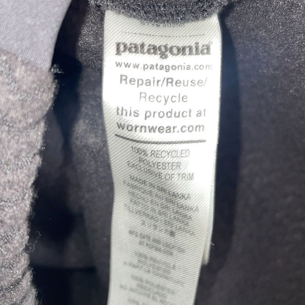 *SOLD* PATAGONIA R1 Air Zip-Neck in Black sz M - Picture 7 of 8
